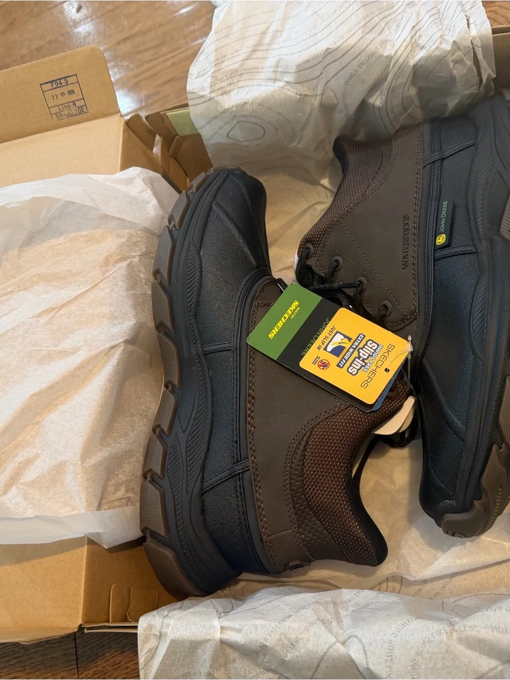 Skechers Hands Free Slip-ins® John Deere Waterproof Relaxed Fit: Swamper 8.5EE